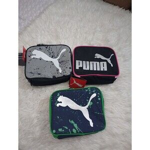 Puma 7.25” Gray-black-blue  Prime Lunchbox Lot Of 3